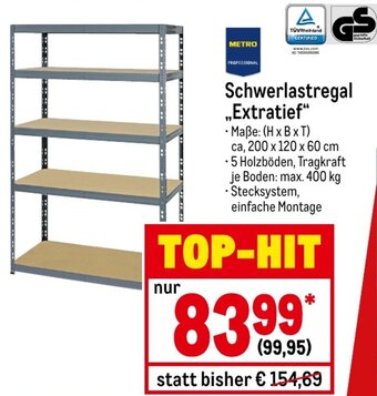 METRO Metro Professional Schwerlastregal ,,Extratief" Angebot