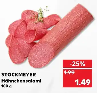 Kaufland Stockmeyer Hähnchensalami 100g Angebot