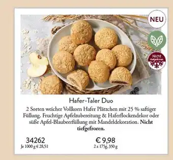 Eismann Hafer-taler duo Angebot