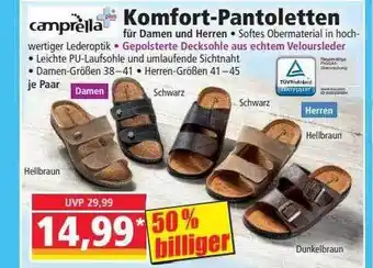 Norma Camprella komfort-pantoletten Angebot