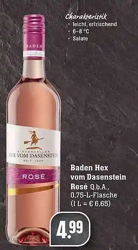 Scheck-in-Center Baden hex vom dasenstein rosé Angebot