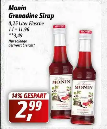 Simmel Monin grenadine sirup Angebot