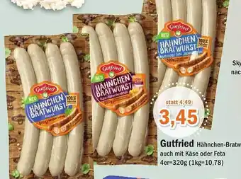 Aktiv Irma Gutfried hähnchen-bratwurst auch mit käse oder feta Angebot