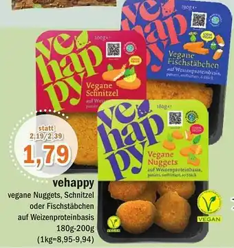 Aktiv Irma Vehappy vegane nuggets, schnitzel oder fischstäbchen auf weizenproteinbasis Angebot