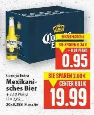 E-Center Corona extra mexikanisches bier Angebot