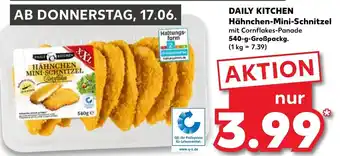 Kaufland Daily Kitchen Hähnchen Mini Schnitzel 540g Angebot