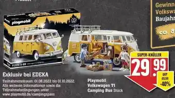 Edeka Playmobil volkswagen t1 camping bus Angebot