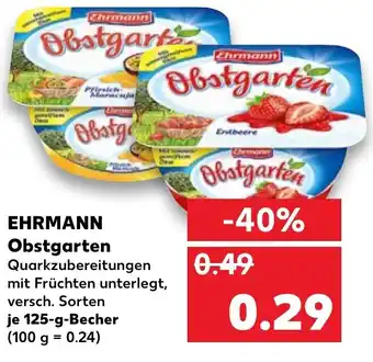 Kaufland Ehrmann Obstgarten 125g Angebot