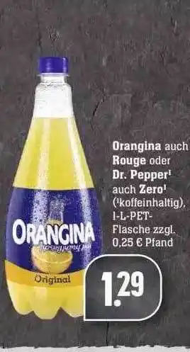 Edeka Orangina oder rouge oder dr. pepper auch zero Angebot