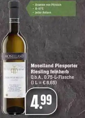 Edeka Moselland piesporter riesling feinherb Angebot