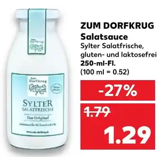 Kaufland Zum Dorfkrug Salatsauce 250ml Angebot