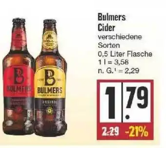 Edeka Bulmers cider Angebot