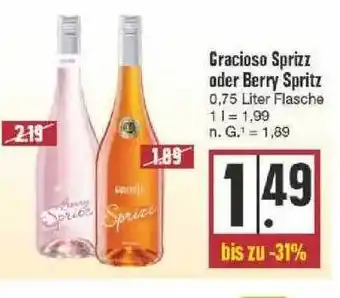 Edeka Gracioso sprizz oder berry spritz Angebot