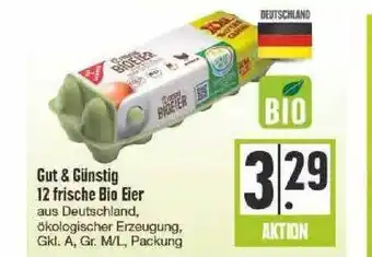 Edeka Gut & günstig 12 frische bio eier Angebot