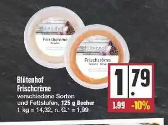 Edeka Blütenhof frischcrème Angebot