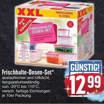 Edeka Frischhalte-dosen-set gut & günstig Angebot