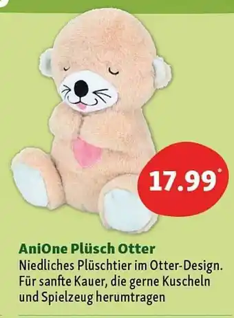 Fressnapf Anione plüsch otter Angebot