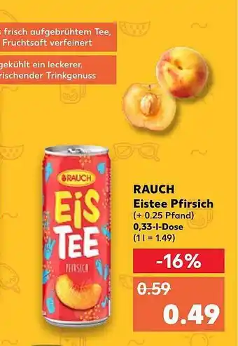 Kaufland Rauch eistee pfirsich Angebot