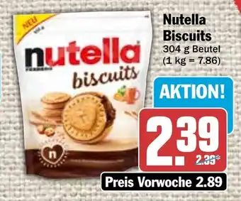 Hit Nutella Biscuits 304g Angebot