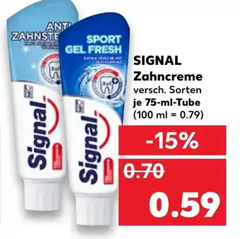 Kaufland Signal Zahncreme 75ml Angebot