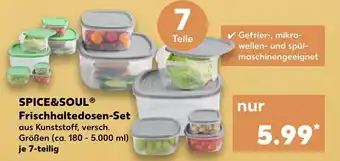 Kaufland Spice&Soul Frischhaltdosen Set Angebot