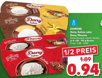 Kaufland Danone Dany Sahne oder Dany Mousse 115g Becher Angebot