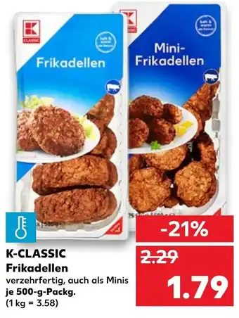 Kaufland K-Classic Frikadellen 500g Angebot