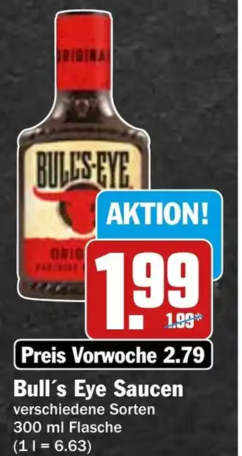 Hit Bull's Eye Saucen 300 ml Angebot