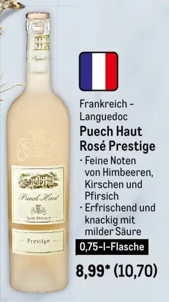 METRO Puech Haut Rosé Prestige 0,75 L Flasche Angebot