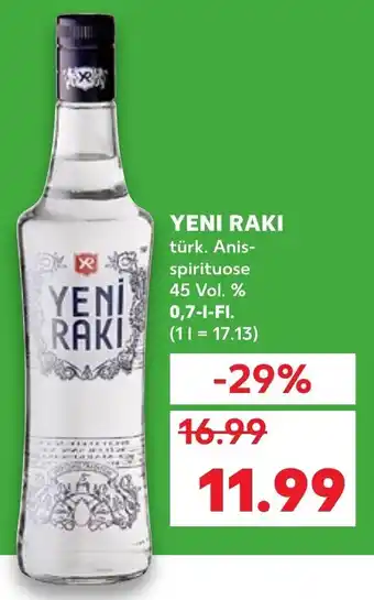 Kaufland Yeni Raki 0,7L Angebot