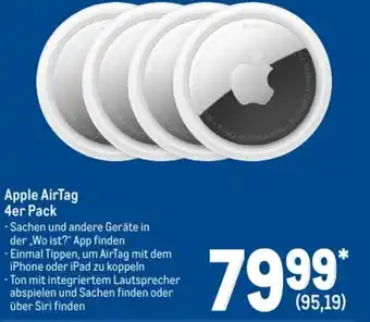 METRO Apple AirTag 4er Pack Angebot