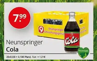 Sagasser Neunspringer cola Angebot