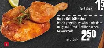 REWE Halbe Grillhähnchen Angebot