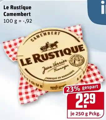 REWE Le Rustique Camembert 250g Angebot