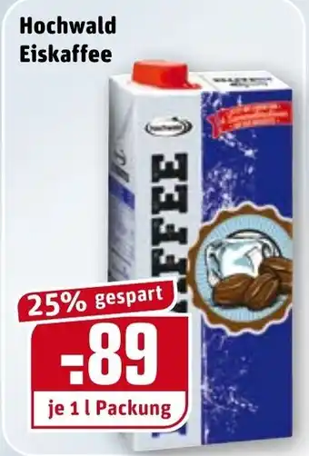 REWE Hochwald Eiskaffee 1L Angebot