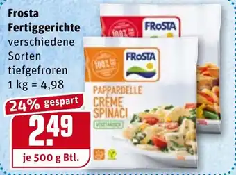 REWE Frosta Fertiggerichte 500g Angebot