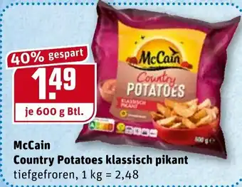 REWE McCain Country Potatoes klassisch pikant 600g Angebot