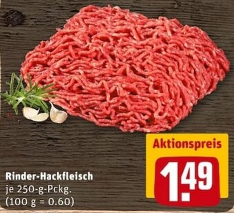 REWE City Rinder Hackfleisch 250g Angebot