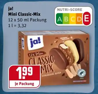 REWE ja! Mini Classic Mix 12x50ml Angebot