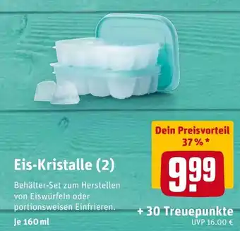 REWE Eis Kristalle (2) 160ml Angebot