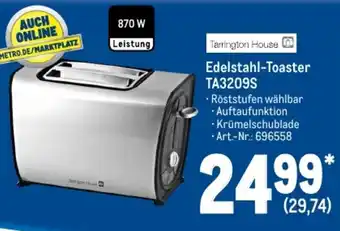 METRO Tarrington House Edelstahl Toaster TA3209S Angebot