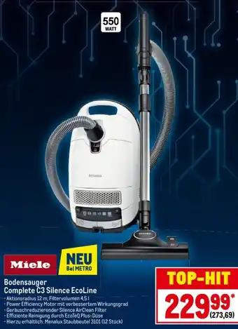 METRO Miele Bodensauger Complete C3 Silence EcoLine Angebot