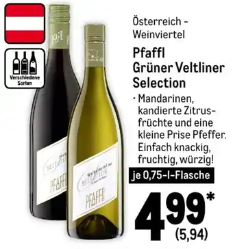 METRO Pfaffl Grüner Veltliner Selection 0,75 L Flasche Angebot