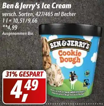 Simmel Ben & Jerry's Ice Cream 427/465 ml Becher Angebot