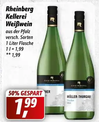 Simmel Rheinberg Kellerei Weißwein 1 Liter Flasche Angebot