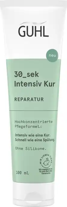 dm drogerie Guhl haarkur 30_sek reparatur Angebot