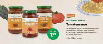 Biomarkt Demeter bio organica italia tomatensauce Angebot