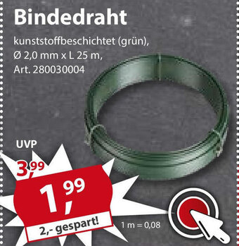 Sonderpreis Baumarkt Bindedraht Angebot