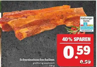 Marktkauf Schweinebauchscheiben Angebot