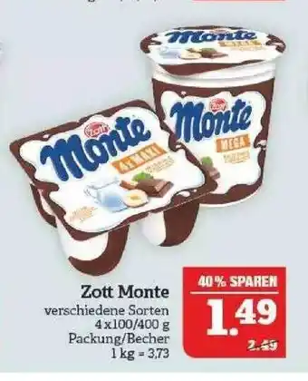 Marktkauf Zott monte Angebot